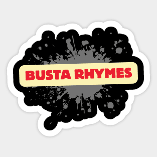 Busta Rhymes Sticker